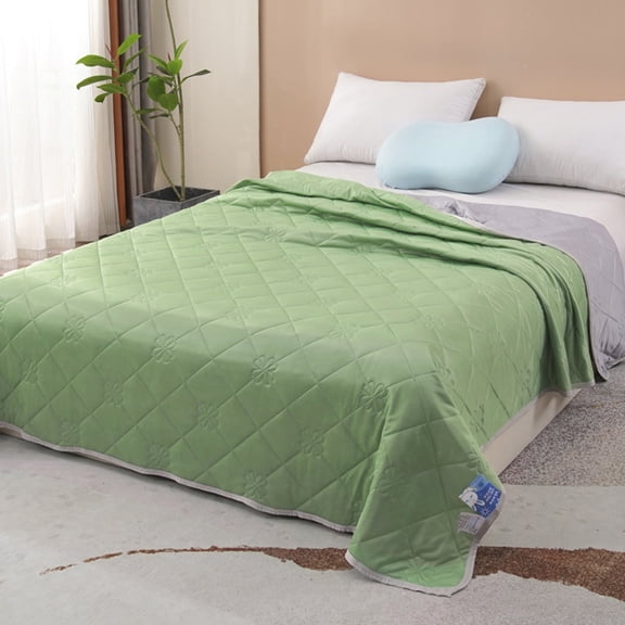 PRETXORVE Quilt, Summer Quilt, Double Bedding Quilt - Blue and Purple Double Bedding Quilt Suitable for All Seasons Soft Cover Quilt 60 Inches By 79 Inches
