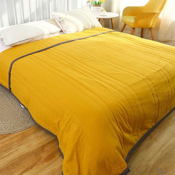 PRETXORVE Quilt, Summer Quilt, Summer Cooler Quilt for Hot Sleepers and Night Sweats Cooler Comforter Double Sided Cold Effect Blanket Cooler Fiber Ice Blanket for All-Season