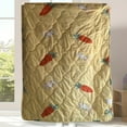 thumbnail image 1 of Summer Clearance 2025! PRETXORVE Quilt, Summer Quilt, -friendly Plain Printed Washed Summer Quilt Ventilation Quilt, 1 of 6