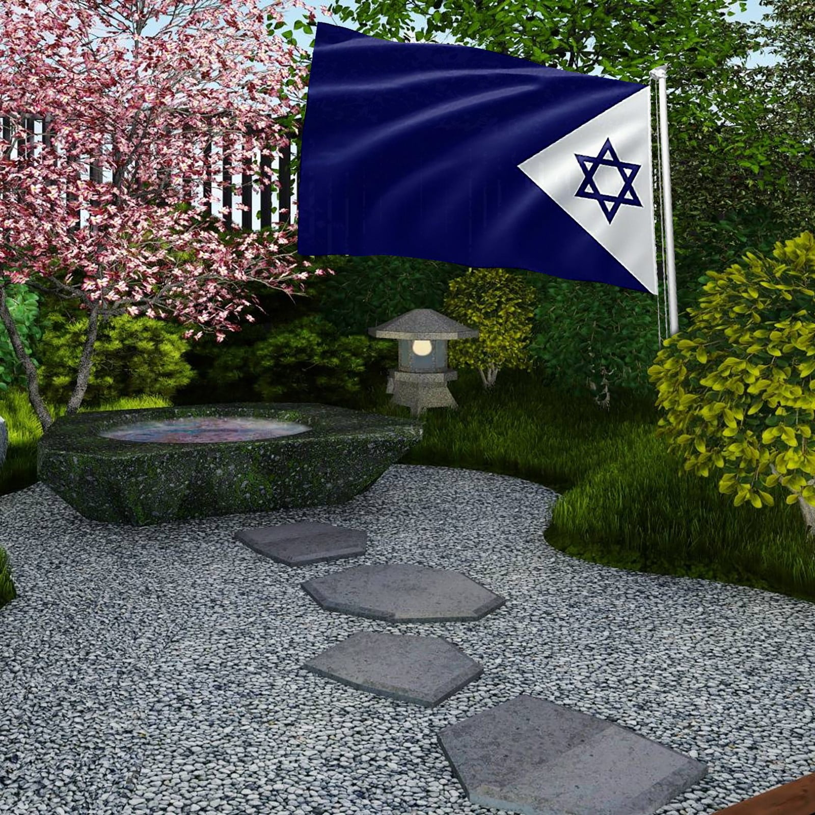 Summer Clearance 3x5 Foot Israel Flag Fade Proof Canvas Header And ...