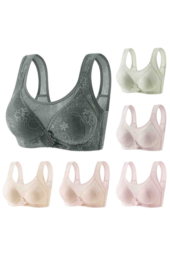 Summer Women Bra,Women Plus Size Bras,Woman Color Comfortable Hollow Out Perspective Bra Underwear No Rims