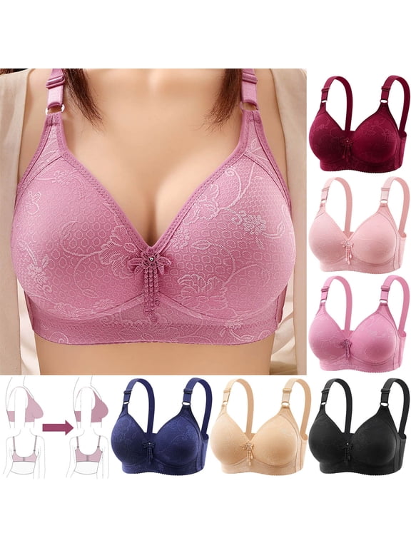 Summer Womens Bras,Plus Size Bras for Women,Women's Lingerie Student Girl Gathered Thin Without Steel Ring Girl's Bra