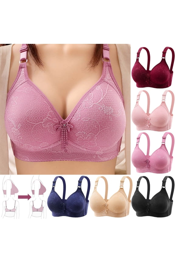 Summer Womens Bras,Plus Size Bras for Women,Women's Lingerie Student Girl Gathered Thin Without Steel Ring Girl's Bra