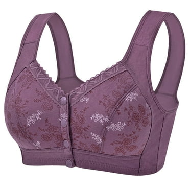 Summer Clearance! Ahuyic Womens Casual Bra,Womens Plus Size Bra,Woman's Comfortable Lace Breathable Bra Underwear No Rims