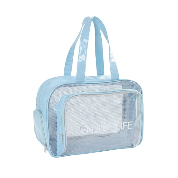 Summer Anckoeil Beach Bags Sandproof Dry and Wet Separation Swimming Bag Mesh Beach Bag for Swim Pool Bag Beach Tote Bag Grocery Storage Net Bag