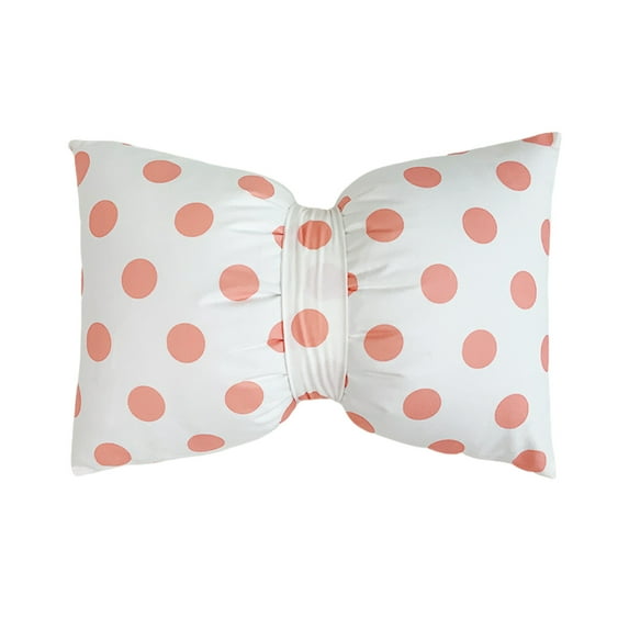 Summer Clearance Asxite Body Pillow, Polka Dots Pillow Cushion Bow Pillow Suitable for Living Room Bedroom Office 19.6x12.9 Inches 50 cm*33 cm / 19.6*12.9 in