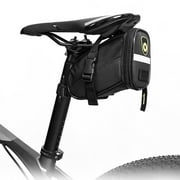 Summer Clearance BadyminCSL Clearance Sales Bicycle Strap on Saddle Bag with Reflective for A Ride , Cycling Bag Bike Bag , Bike Seat Bag