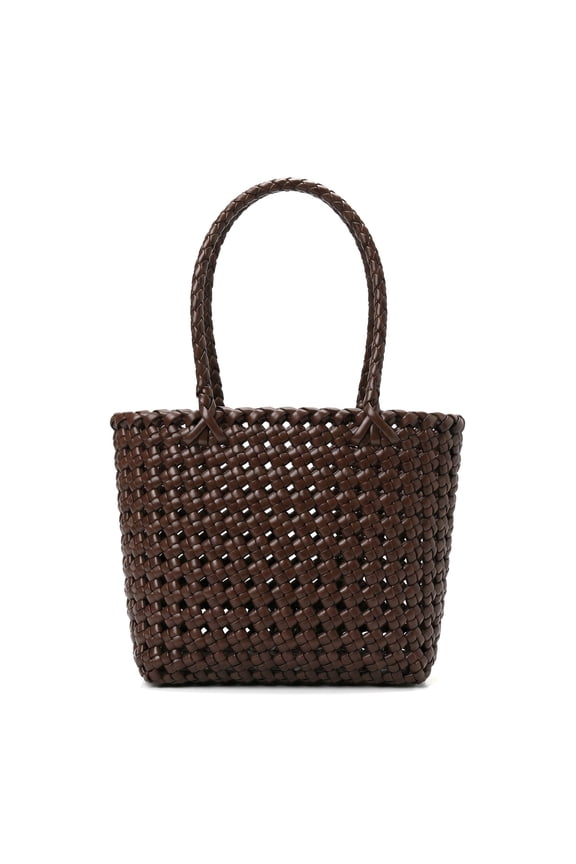 Summer Clearance Beach Bag, Crochet Bag Purse, Handmade Boho Woven Tote for Vacation Travel Casual Shoulder Bag