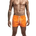 thumbnail image 1 of Summer Clearance! Feltree Swimming Trunks for Men Unisex Casual Drawstring Pocket Solid Candy Five Point Beach Shorts, 1 of 2