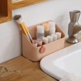 thumbnail image 1 of Organization and Storage QTOCIO Solid Color Bathroom Desktop Mirror Cabinet Storage Box Dressing Cosmetics Sink Bathroom Storage Rack Separable Installation, 1 of 5