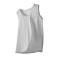 thumbnail image 1 of QTOCIO Summer Girls Tank Top, Toddler Girl Clothes, Children's Cotton Boys' and Girls' Sleeveless T-shirt, Gray, 5 Years, 1 of 3