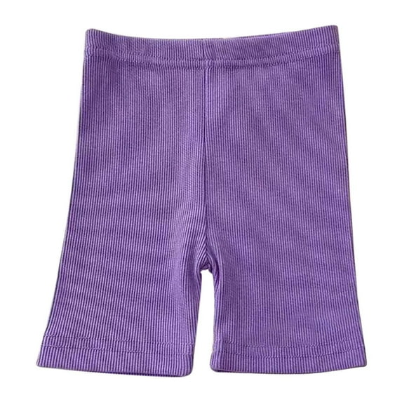 QTOCIO Toddler Boys Clothes, Summer Boys Shorts, Male and Female Candy Colored Baby Five Quarter Pants, Purple, 9 Months