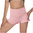 thumbnail image 1 of QTOCIO Toddler Girls Clothes, Summer Girls Shorts, Children's Solid Color Shorts Yoga Sports Pants for Girls, Pink, 14 Years, 1 of 6