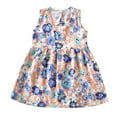 thumbnail image 1 of QTOCIO Toddler Girls Dresses, Baby Girl Clothes, Girl's Sleeveless Printed Dress Fashionable and Cute Princess Dress, Multicolor, 10 Years, 1 of 3