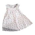 thumbnail image 1 of Summer Clearance Holiday Deals 2025! QTOCIO Toddler Girls Dresses, Baby Girl Summer Clothes, Fashionable Children's Sleeveless Hanging Neck Dress Summer Casual Round Neck Dress, White, 3 Years, 1 of 3