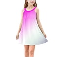 thumbnail image 1 of Summer Clearance Holiday Deals 2025! QTOCIO Toddler Girls Dresses, Baby Girl Summer Clothes, Kids Girls Cute Gradient Sleeveless Camisole Dress A Line Suspenders Wrinkle Dress, Pink, 4 Years, 1 of 8