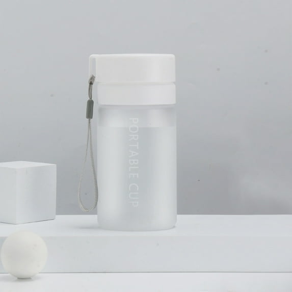 Water Bottle QTOCIO Large Capacity Sports Water Bottle Portable Outdoor Tumbler Cup for Students Couples with Tea Infuser Flower Tea Cup Plastic Water Bottle