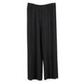 thumbnail image 1 of HomeGardon Womens Wide Leg Pants,Pants for Women Loose Large Size Chiffon Casual Pants Versatile Pants Nine-point Pants, 1 of 7
