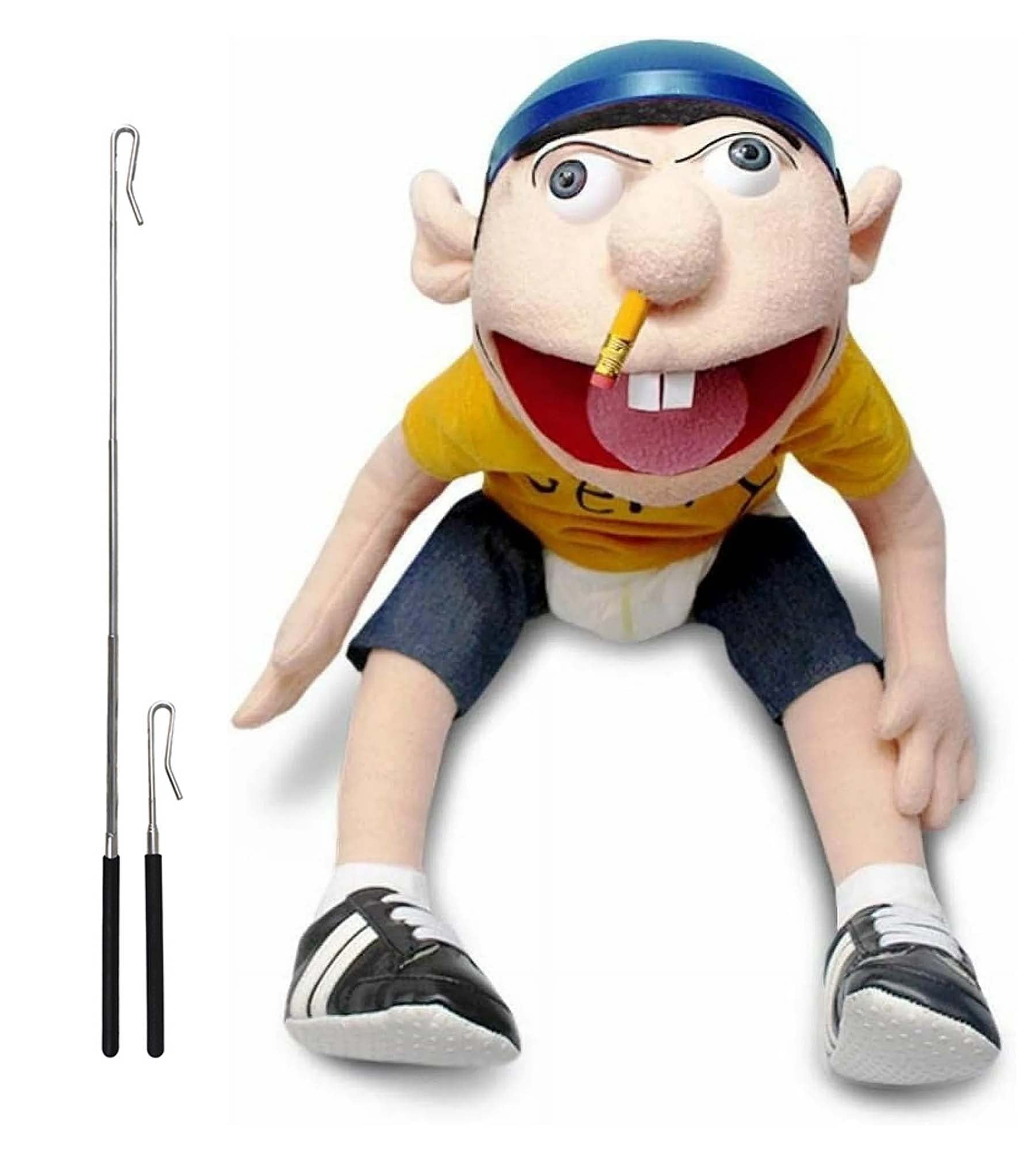 Jeffy Puppets Sml Toys For Boys Handmade Jeffy Puppets, Plush Fabric, 23 Inch Handmade Jeffy Puppets Kids Toys