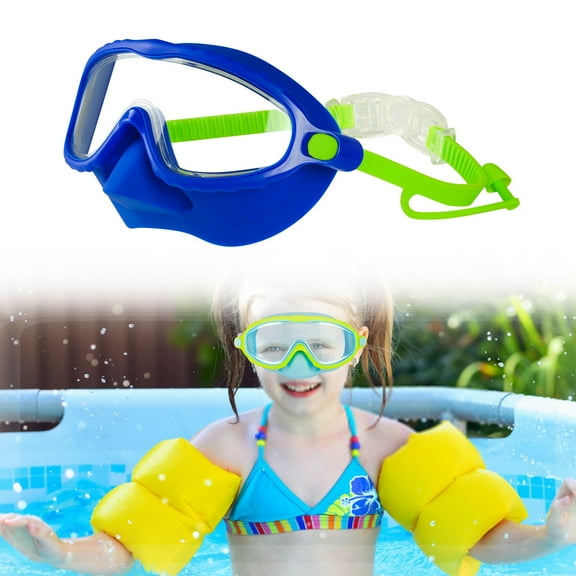 Summer Clearance!Kids Swim Goggles with Nose Cover, 2025 New Upgrade Toddler Goggles Swim Mask with HD Large Frame, Anti-Fog No Leak Diving Mask for Kids Youth 4-16
