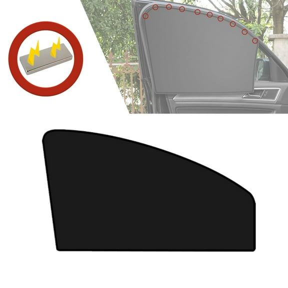 Summer Clearance! Newly Upgrade Car Sun Shade Side Window with 10 Magnets, Strong Blackout Car Window Shades Keeps Interior Cool & Car Privacy Curtains, Universal Window Shade, Car Accessories