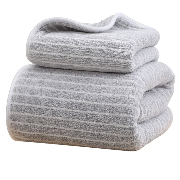 PRETXORVE Bath Towel Set, Large Bath Towels, Corals Fleece Towel Set Towel and Bath Towel Two Piece Set Soft and Absorbent Household Face Towel and Bath Towel