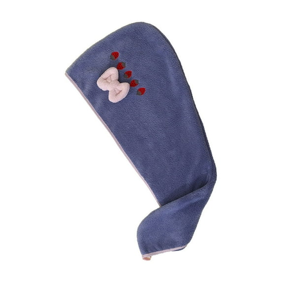 PRETXORVE Fleece Dry Hair Cap Thickened Three Dimensional Strong Water Absorption Drying Household Shower Cap Wrap Head Dry Hair Towel Women