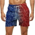thumbnail image 1 of Pitauce Mens Swim Trunks 4th of July Patriotic Beach Vacation Shorts Quick Dry Casual Drawstring Board Shorts Swim Bathing Suit (Available in Big & Tall, S-5XL), 1 of 6