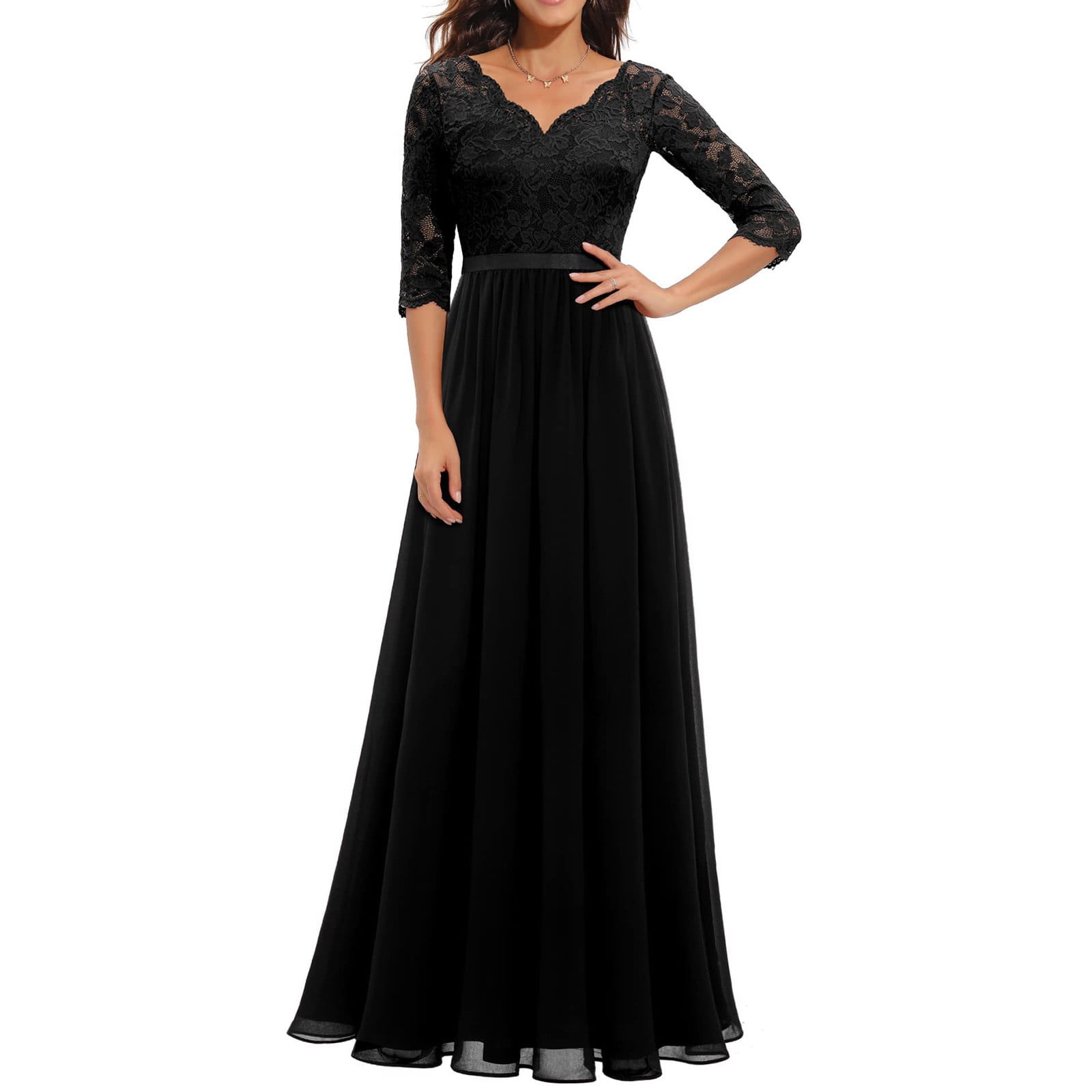 Summer Clearance Sale! TMOYZQ Women's Elegant Floral Lace 3