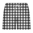 thumbnail image 1 of Summer!Xixinqiwan Men's Cotton Pajama Shorts Soft Stretch Woven Sleep Short for Men Plaid Pj Bottoms, 1 of 6