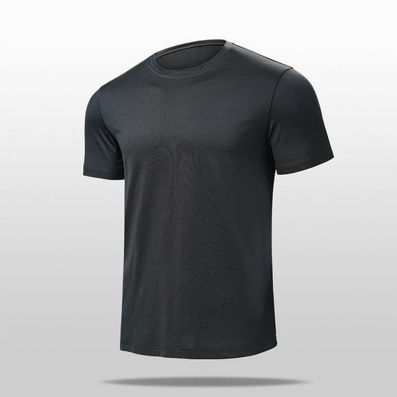 Summer Clearance Sale! Xixinqiwan Mens Cotton Gym Shirts Oversized Athletic Loose Fit Workout Summer Tops Short Sleeve T Shirts for Men