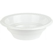 Summer Clearance VIWING 12 Oz White Plastic Bowls Round Disposable Microwavable Bowls, 100-Pack Buy Multiple Save 10%