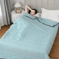 thumbnail image 1 of Summer Clearance! YZEGDCH Cooling Comforter, Lightweight Breathable Summer Blanket for Bed, Couch, Sofa, Gift for Mom Dad, 1 of 6