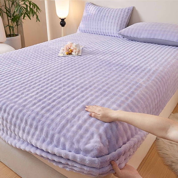 Summer Clearance! YZEGDCH Fitted Sheet, Bottom Sheet, Ultra Soft, Wrinkle & Fade Free w/Extra Deep Pockets - Breathable & Comfy