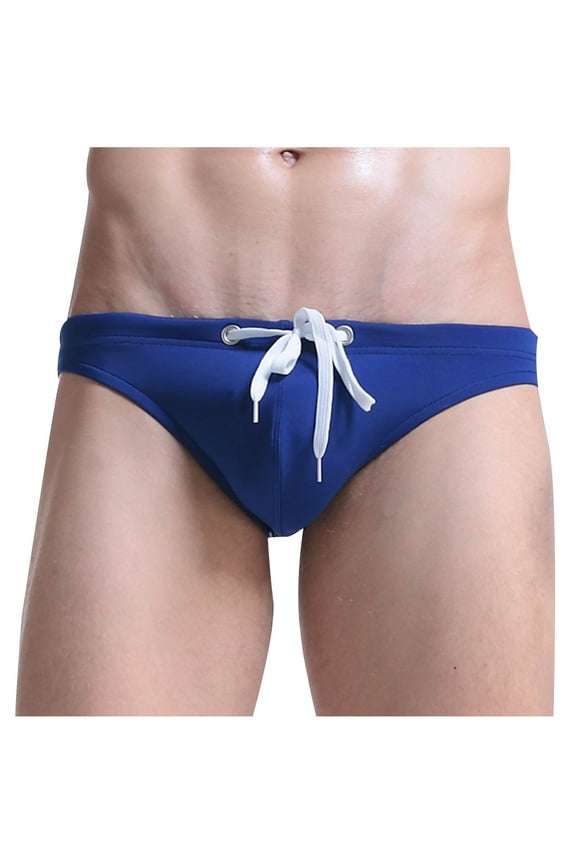 ZVNAΖH Swim Briefs for Men, Men's Sexy Low Rise Quick Dry Swim Briefs Hot Body Bikini Swimsuit Swimwear