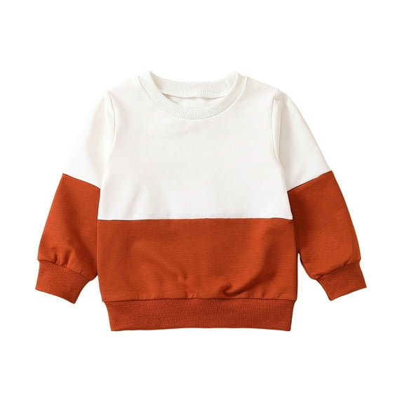 Summer Clothes Boys Clothes Size 6 Toddler Boy Crewneck Long Sleeve Sweatshirt Christmas Clothing