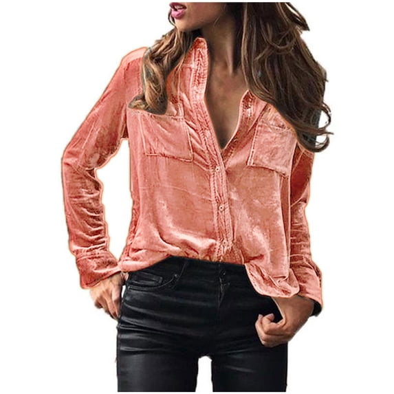 Summer Clothes Savings 2024! TAGOLD Womens Summer Tops,Women's Ladies Round Neck Loose Tops Casual Print T-Shirts Long Sleeve Blouse