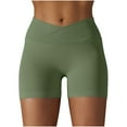 thumbnail image 1 of TAGOLD Womens Yoga Shorts,Summer Shorts for Womens,Women Fashion Sport Casual Solid Full Casual Yoga Shorts Pants, 1 of 5