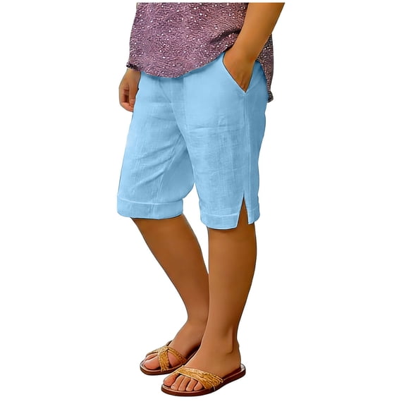Summer Clothes for Girls 10-12 Girls Shorts Casual Floral Printed Short Pants Summer Ruffle Beach Shorts with Pockets Size 4-15