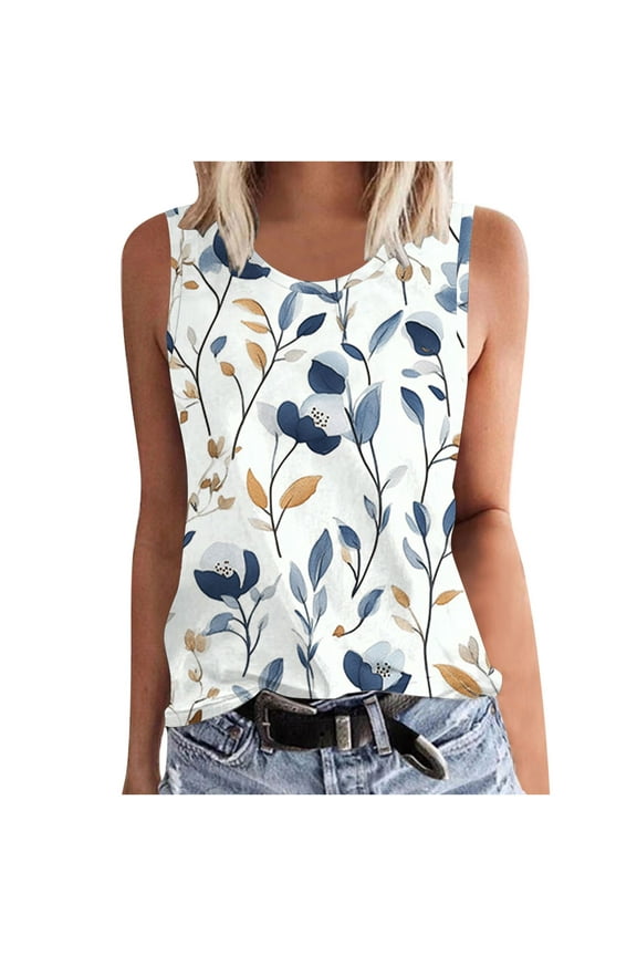 Summer Clothes for Women 2025 Vacation Plus Size Women Blouses Elegant Casual Floral Try Before You Buy Womens Clothing