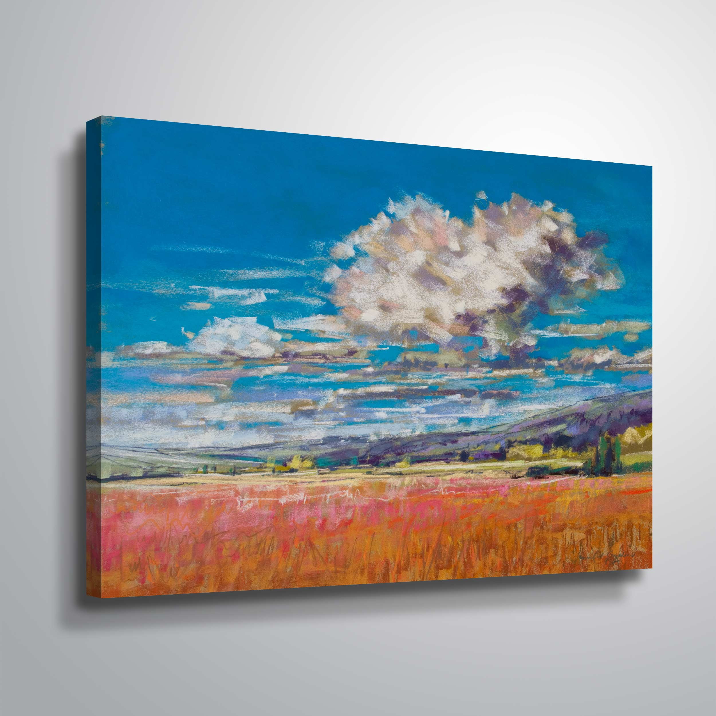 Summer Clouds over Cornfield
