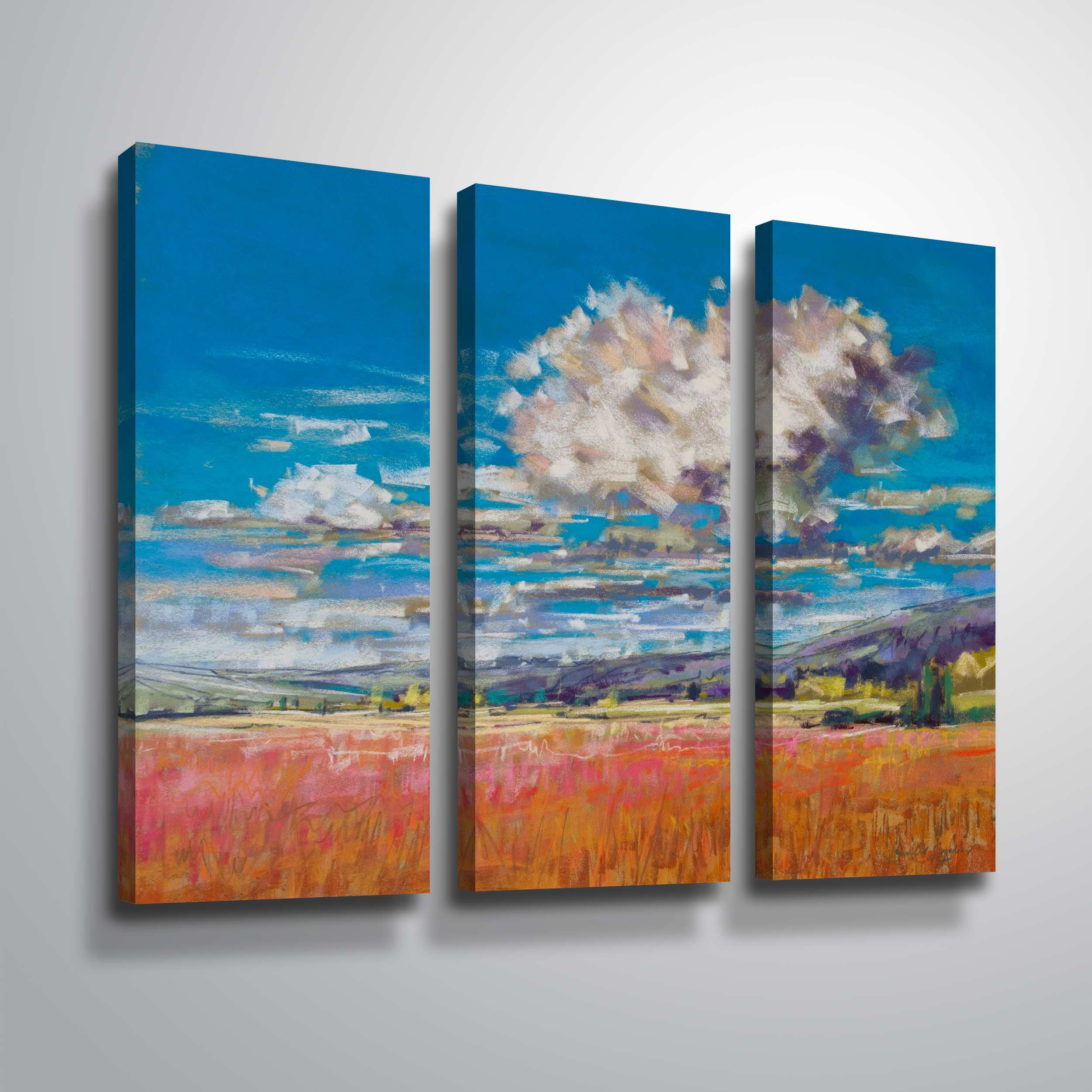Summer Clouds over Cornfield