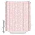 thumbnail image 1 of Summer Coastal Bathroom Shower Curtains with 12 Hooks Polyester Waterproof Shower Curtain for Stalls and Bathtubs Ocean Shells Conch Starfish Tropical Pink Decorative Bathroom Curtain 72x84 Inches, 1 of 7