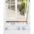 thumbnail image 1 of Summer Coastal Front Door Mat Coral Starfish Nautical Beach Welcome Doormat Indoor Outdoor Entrance Floor Mat Non-Slip Washable Runner Rug for Front Porch Decor 24x71 Inch, 1 of 6