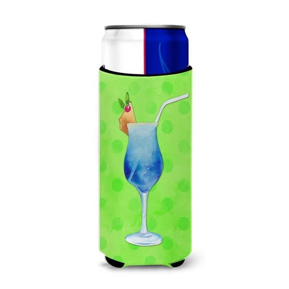 Summer Cocktail Green Polkadot Michelob Ultra Hugger for Slim Cans - Green