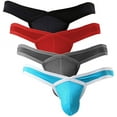 thumbnail image 1 of Summer Code Mens Sexy Micro Mesh Briefs Soft Breathable Bulge Pouch Underwear, 1 of 7