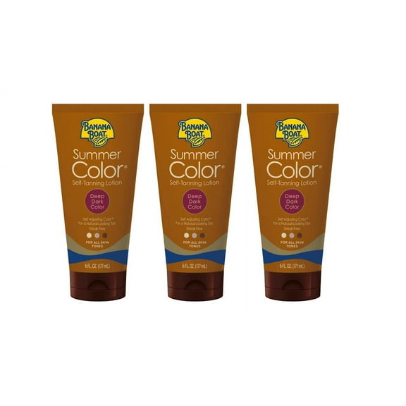 Summer Color Sunless ZS23 Self Tanning Lotion, Deep Dark, 6Fl oz., (Pack of 3)