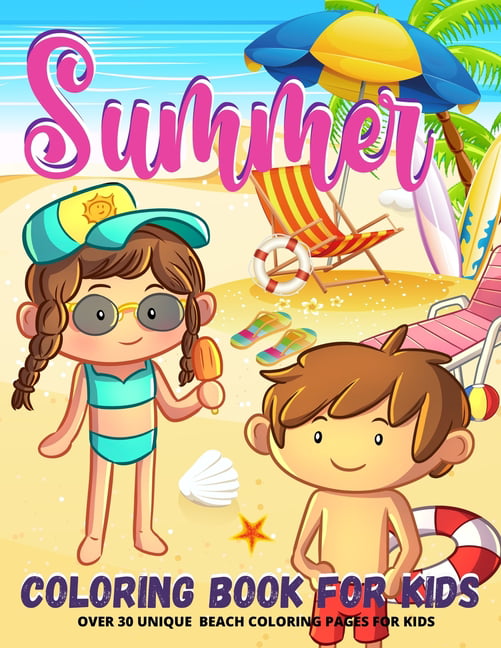 Summer Activity Book For Kids Ages 4-8: by Harley, Dan