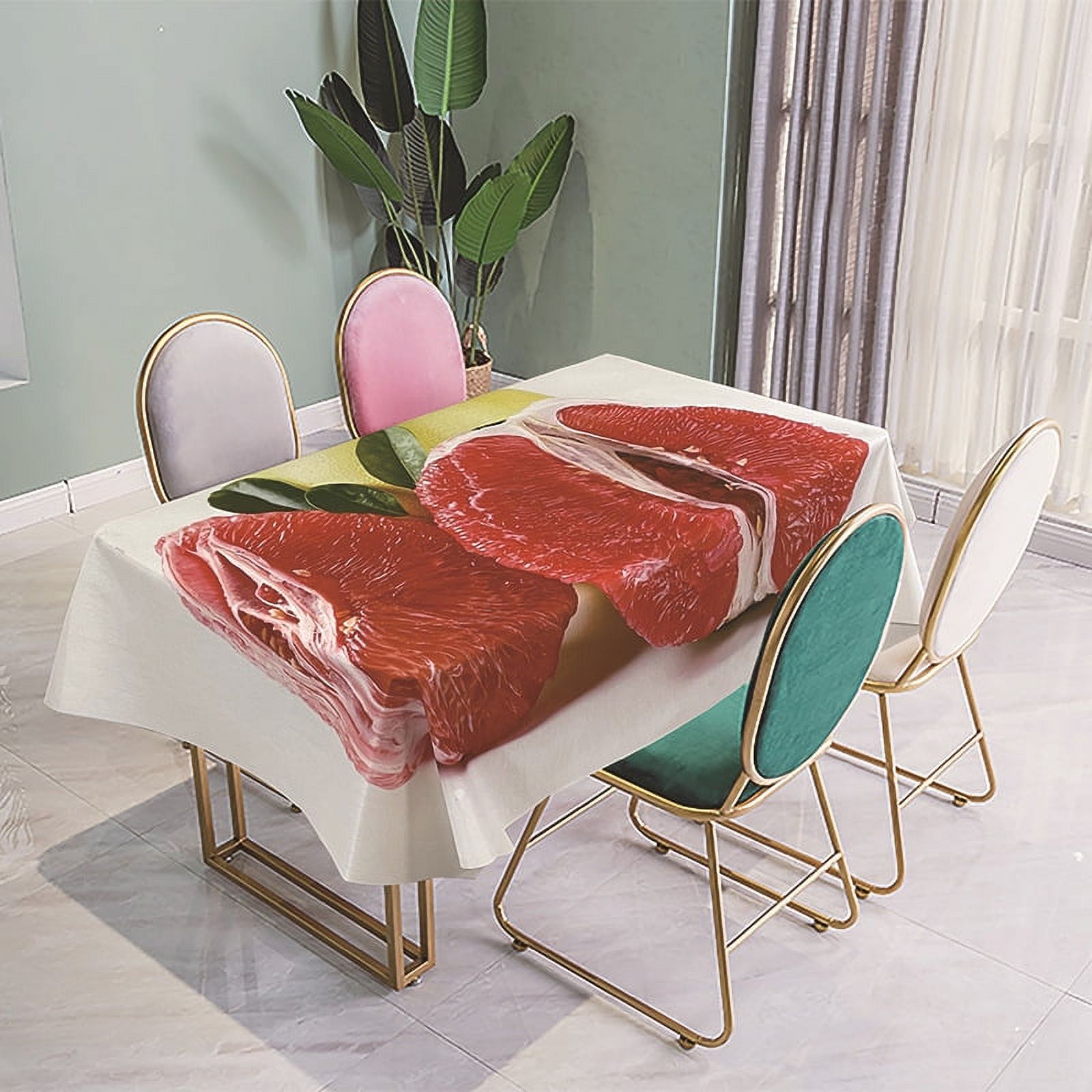 Summer Colourful Fruit Print Tablecloth Simple Wedding Decoration