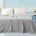 thumbnail image 1 of Summer Comforter King/Cal King Size Gray, Ice Cooling Bedding Blanket for Hot Sleeper Night Sweats, Double Sided Real Cold Q-Max>0.5 Spandex Fabric, Ultra-Soft Lightweight Cool Thin Quilt, 1 of 11
